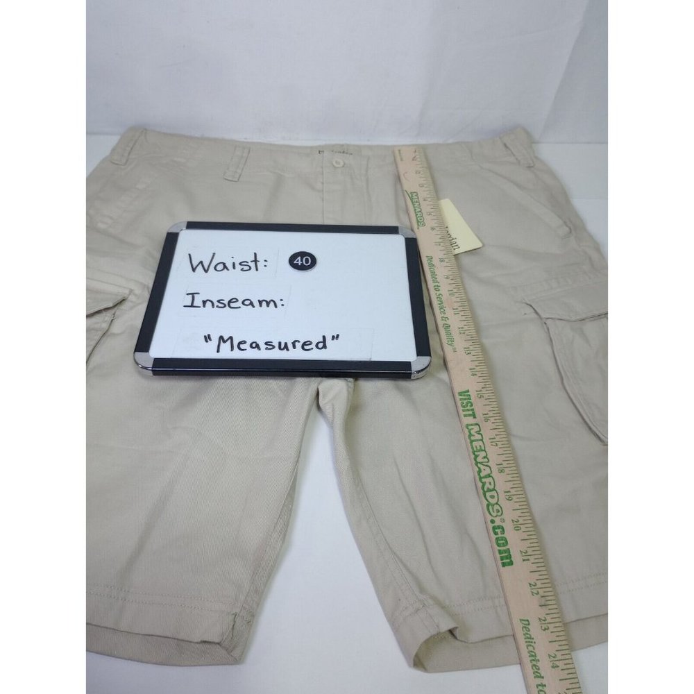ED Jordan Men's Size 40 Cargo Shorts Beige Tan Color NWT - Picture 3 of 6